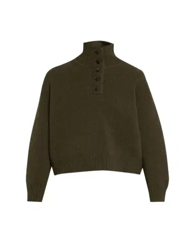 Nili Lotan Renata Collared Wool Sweater | Thumbnail 1 Nili Lotan Renata Collared Wool Sweater | Thumbnail 1