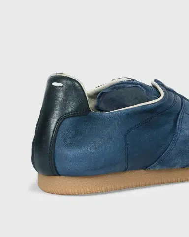 Maison Margiela Men's Replica Napa Leather and Suede Low-Top Sneakers | Thumbnail 5 Maison Margiela Men's Replica Napa Leather and Suede Low-Top Sneakers | Thumbnail 5