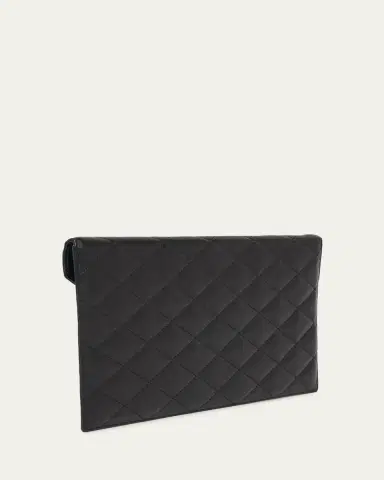 Saint Laurent Paris Pouch in Lambskin Leather | Thumbnail 3 Saint Laurent Paris Pouch in Lambskin Leather | Thumbnail 3