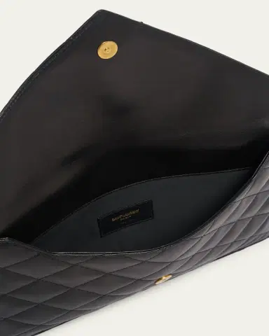 Saint Laurent Paris Pouch in Lambskin Leather | Thumbnail 4 Saint Laurent Paris Pouch in Lambskin Leather | Thumbnail 4