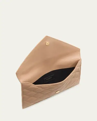 Saint Laurent Paris Pouch in Lambskin Leather | Thumbnail 8 Saint Laurent Paris Pouch in Lambskin Leather | Thumbnail 8