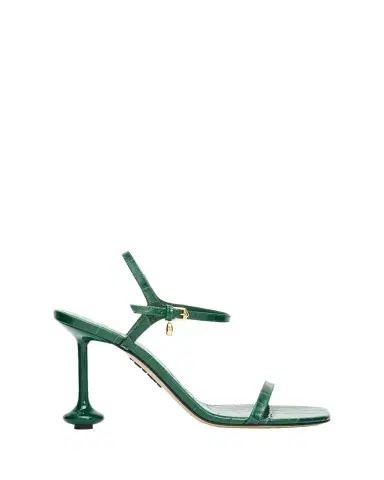 Loewe 90mm Toy Croc-Embossed Leather Sandals | Thumbnail 1 Loewe 90mm Toy Croc-Embossed Leather Sandals | Thumbnail 1