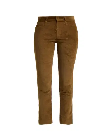 Tom Ford Velvet Slim-Leg Ankle Trousers | Thumbnail 1 Tom Ford Velvet Slim-Leg Ankle Trousers | Thumbnail 1