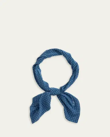 Ralph Lauren Purple Label Men's Cotton Geometric Neckerchief | Thumbnail 5 Ralph Lauren Purple Label Men's Cotton Geometric Neckerchief | Thumbnail 5