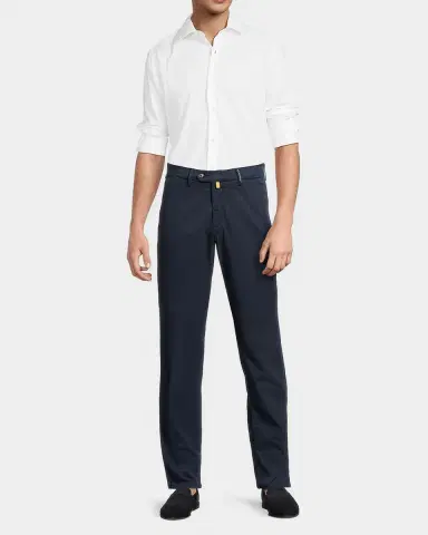 Sartorio Men's Straight Leg Flat-Front Trousers | Thumbnail 2 Sartorio Men's Straight Leg Flat-Front Trousers | Thumbnail 2