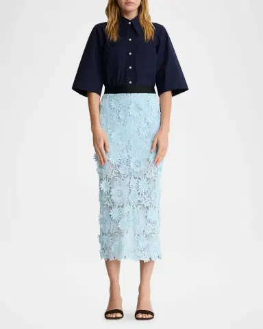 Smythe Floral Applique Pencil Skirt | Thumbnail 2 Smythe Floral Applique Pencil Skirt | Thumbnail 2