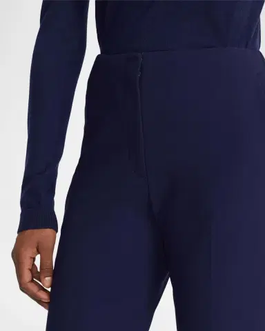 Ralph Lauren Lux Wool Crepe Slim-Leg Ankle Pants | Thumbnail 4 Ralph Lauren Lux Wool Crepe Slim-Leg Ankle Pants | Thumbnail 4