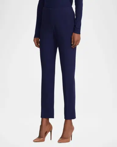 Ralph Lauren Lux Wool Crepe Slim-Leg Ankle Pants | Thumbnail 5 Ralph Lauren Lux Wool Crepe Slim-Leg Ankle Pants | Thumbnail 5
