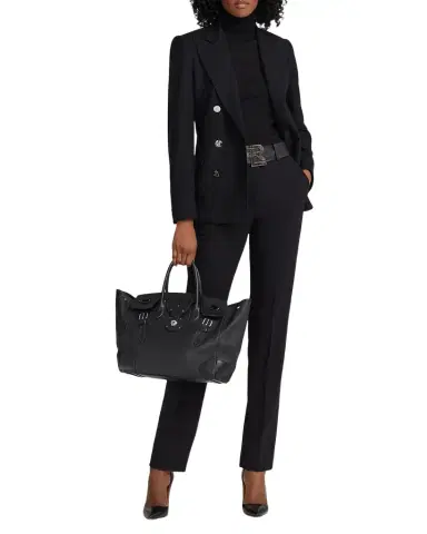 Ralph Lauren Collection Lux Wool Crepe Slim-Leg Pants | Thumbnail 1 Ralph Lauren Collection Lux Wool Crepe Slim-Leg Pants | Thumbnail 1