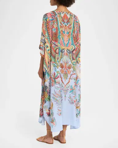 Etro Paisley Maxi Tunic Coverup | Thumbnail 3 Etro Paisley Maxi Tunic Coverup | Thumbnail 3