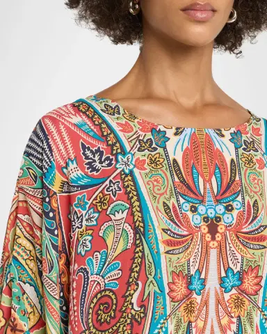 Etro Paisley Maxi Tunic Coverup | Thumbnail 5 Etro Paisley Maxi Tunic Coverup | Thumbnail 5