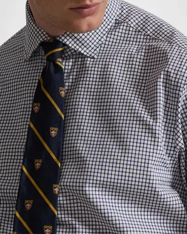 Polo Ralph Lauren Men's Classic-Fit Grid Check Poplin Sport Shirt | Thumbnail 5 Polo Ralph Lauren Men's Classic-Fit Grid Check Poplin Sport Shirt | Thumbnail 5
