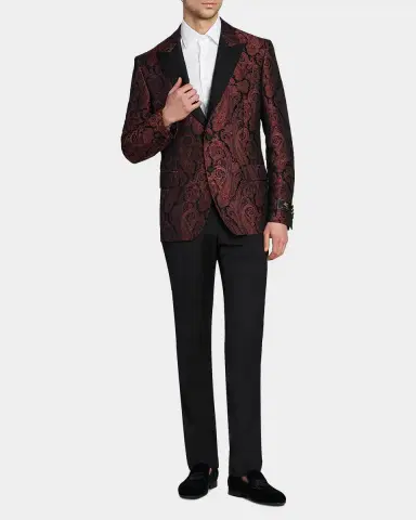 Etro Men's Milano Paisley Brocade Dinner Jacket | Thumbnail 2 Etro Men's Milano Paisley Brocade Dinner Jacket | Thumbnail 2