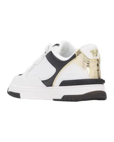 Versace Men's Biggie Basket Leather Low-Top Sneakers | Thumbnail 1 Versace Men's Biggie Basket Leather Low-Top Sneakers | Thumbnail 1