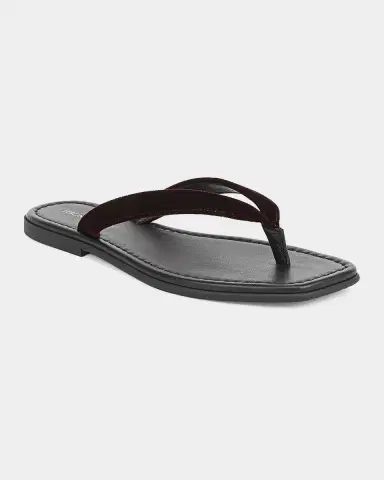 Veronica Beard Clea Velvet Thong Sandals | Thumbnail 4 Veronica Beard Clea Velvet Thong Sandals | Thumbnail 4