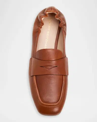 Stuart Weitzman Bryant Leather Penny Loafers | Thumbnail 6 Stuart Weitzman Bryant Leather Penny Loafers | Thumbnail 6