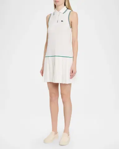 Burberry Martina Pleated Mini Tennis Dress | Thumbnail 3 Burberry Martina Pleated Mini Tennis Dress | Thumbnail 3