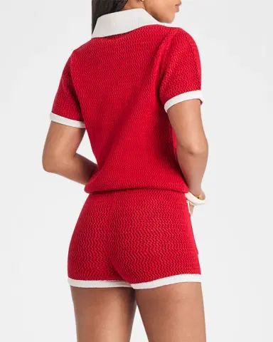 SEROYA Chicky Crochet Romper | Thumbnail 3 SEROYA Chicky Crochet Romper | Thumbnail 3