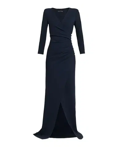 Chiara Boni La Petite Robe Wiesa Faux Pearl-Embellished Column Gown | Thumbnail 1 Chiara Boni La Petite Robe Wiesa Faux Pearl-Embellished Column Gown | Thumbnail 1