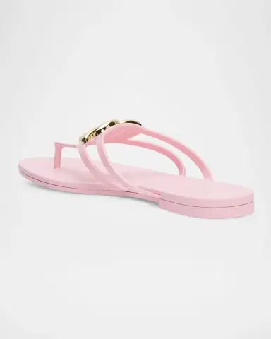 Dolce & Gabbana DG Jelly Flat Thong Sandals | Thumbnail 3 Dolce & Gabbana DG Jelly Flat Thong Sandals | Thumbnail 3
