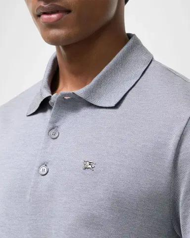 Burberry en's Evan etal-EKD Pique Polo Shirt | Thumbnail 2 Burberry en's Evan etal-EKD Pique Polo Shirt | Thumbnail 2