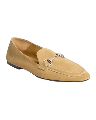 Gucci Jordaan Soft Suede Loafers with Horsebit | Thumbnail 1 Gucci Jordaan Soft Suede Loafers with Horsebit | Thumbnail 1