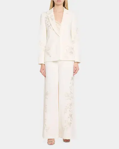 Cinq à Sept Karlie Rococo Embroidered Blazer | Thumbnail 2 Cinq à Sept Karlie Rococo Embroidered Blazer | Thumbnail 2