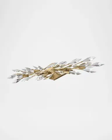 Arabela Lighting Crystal Fusion 35" 6-Light Vanity Light | Thumbnail 4 Arabela Lighting Crystal Fusion 35" 6-Light Vanity Light | Thumbnail 4