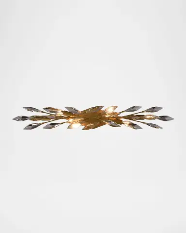 Arabela Lighting Crystal Fusion 35" 6-Light Vanity Light | Thumbnail 5 Arabela Lighting Crystal Fusion 35" 6-Light Vanity Light | Thumbnail 5