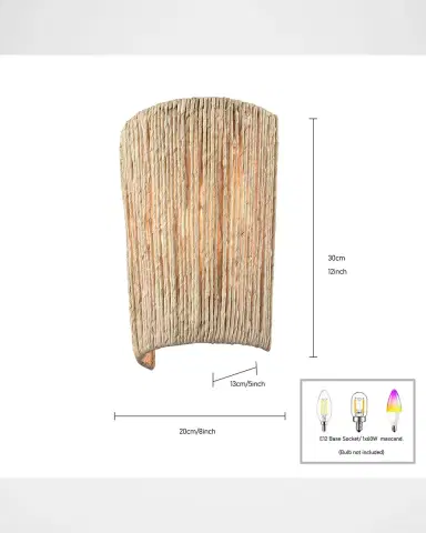 Arabela Lighting Cabana 12" Wall Sconce | Thumbnail 6 Arabela Lighting Cabana 12" Wall Sconce | Thumbnail 6