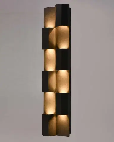 Arabela Lighting Skyline 27" 10-Light Outdoor LED Wall Sconce | Thumbnail 4 Arabela Lighting Skyline 27" 10-Light Outdoor LED Wall Sconce | Thumbnail 4
