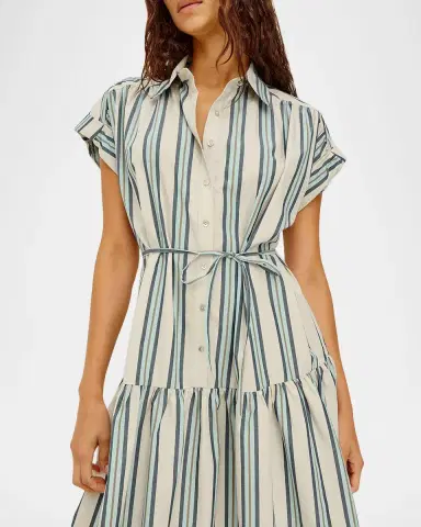 RAILS Evaline Stripe Cotton Mini Dress | Thumbnail 4 RAILS Evaline Stripe Cotton Mini Dress | Thumbnail 4