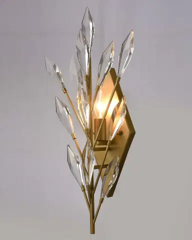 Arabela Lighting Crystal Fusion 20" Wall Sconce | Thumbnail 4 Arabela Lighting Crystal Fusion 20" Wall Sconce | Thumbnail 4