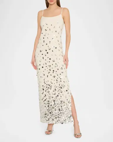 Milly Lily Ombre Sequin Column Maxi Dress | Thumbnail 2 Milly Lily Ombre Sequin Column Maxi Dress | Thumbnail 2
