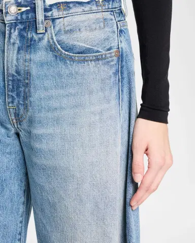 R13 Janine Low-Rise Spliced Denim Jeans | Thumbnail 5 R13 Janine Low-Rise Spliced Denim Jeans | Thumbnail 5