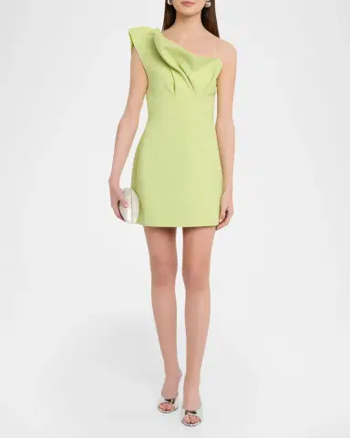 Acler Lugano One-Shoulder A-Line Mini Dress | Thumbnail 2 Acler Lugano One-Shoulder A-Line Mini Dress | Thumbnail 2