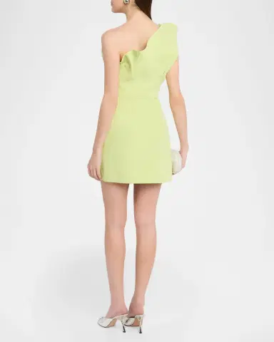 Acler Lugano One-Shoulder A-Line Mini Dress | Thumbnail 3 Acler Lugano One-Shoulder A-Line Mini Dress | Thumbnail 3