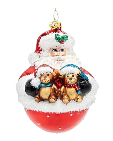 Christopher Radko Bearing Holiday Cheer Christmas Ornament | Thumbnail 3 Christopher Radko Bearing Holiday Cheer Christmas Ornament | Thumbnail 3