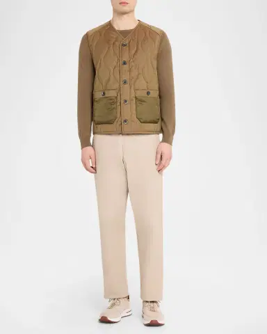 Sease Men's Military-Style Quilted Vest | Thumbnail 2 Sease Men's Military-Style Quilted Vest | Thumbnail 2