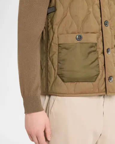 Sease Men's Military-Style Quilted Vest | Thumbnail 5 Sease Men's Military-Style Quilted Vest | Thumbnail 5