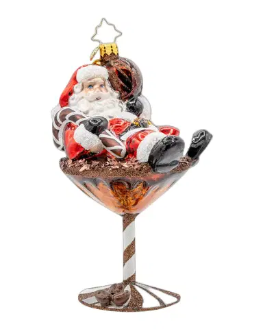 Christopher Radko Santa's Merry Martini Brew Christmas Ornament | Thumbnail 3 Christopher Radko Santa's Merry Martini Brew Christmas Ornament | Thumbnail 3