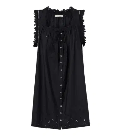 Doen Dôen Nessie broderie anglaise cotton minidress | Thumbnail 1 Doen Dôen Nessie broderie anglaise cotton minidress | Thumbnail 1