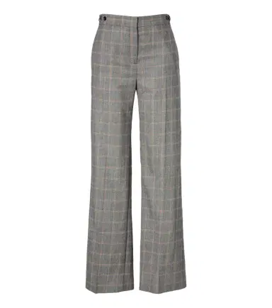 Stella McCartney Checked wool wide-leg pants | Thumbnail 1 Stella McCartney Checked wool wide-leg pants | Thumbnail 1