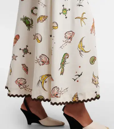 ALÉMAIS Alémais Neptune printed halterneck maxi dress | Thumbnail 7 ALÉMAIS Alémais Neptune printed halterneck maxi dress | Thumbnail 7