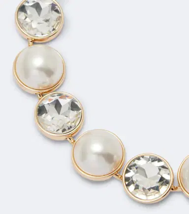 Carolina Herrera Crystal and faux pearl necklace | Thumbnail 2 Carolina Herrera Crystal and faux pearl necklace | Thumbnail 2