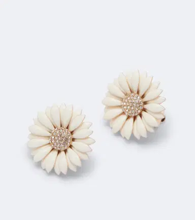 Carolina Herrera Floral embellished earrings | Thumbnail 2 Carolina Herrera Floral embellished earrings | Thumbnail 2