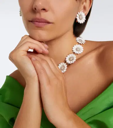 Carolina Herrera Floral embellished earrings | Thumbnail 6 Carolina Herrera Floral embellished earrings | Thumbnail 6