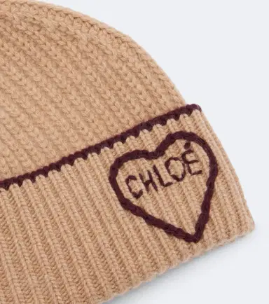 Chloe Chloé Chloé Encaur wool and cashmere beanie | Thumbnail 3 Chloe Chloé Chloé Encaur wool and cashmere beanie | Thumbnail 3