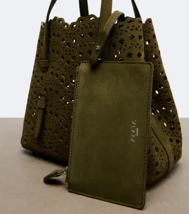 Alaïa Alaïa Mina 20 Small leather top-handle bag | Thumbnail 2 Alaïa Alaïa Mina 20 Small leather top-handle bag | Thumbnail 2
