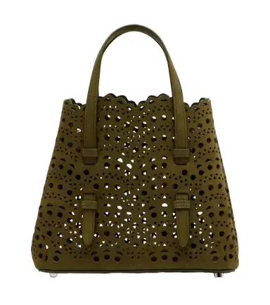 Alaïa Alaïa Mina 20 Small leather top-handle bag | Thumbnail 1 Alaïa Alaïa Mina 20 Small leather top-handle bag | Thumbnail 1